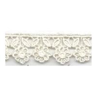 18mm essential trimmings guipure lace trimming ivory