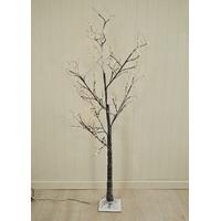 180cm warm white snow twig tree 120 led mains by westwoods