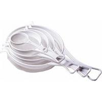 18cm White Plastic Nylon Mesh Strainer