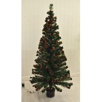 180cm Fibre Optic Artificial Green Christmas Tree by Kingfisher