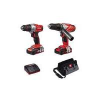 18v Li-ion Combi & Drill Driver Twin Pk