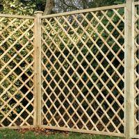 1.8m x 1.8m Diamond Trellis Pressure Treated Panel