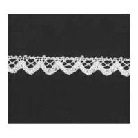 18mm Cotton Lace Trimming White