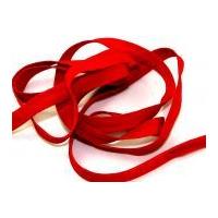 18mm Flat Polyester Tape Cord Red