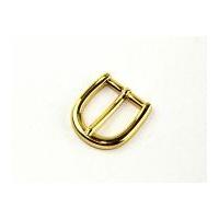 18mm Simplicity Mini Lyre Metal Buckle Fastener Gold