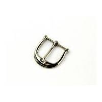 18mm Simplicity Mini Lyre Metal Buckle Fastener Silver