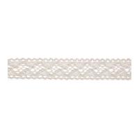 18mm Bowtique Cotton Lace Trimming 5m Cream