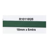 18mm Bowtique Double Face Satin Ribbon Green