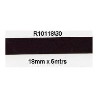 18mm bowtique double face satin ribbon black