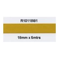 18mm Bowtique Double Face Satin Ribbon Gold