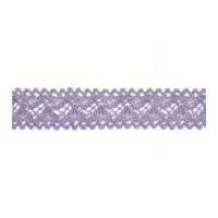 18mm bowtique cotton lace trimming 4m lilac