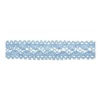 18mm Bowtique Cotton Lace Trimming 4m Blue