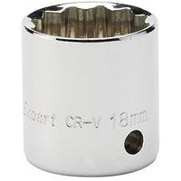 18mm 12point socket 38dr pckd