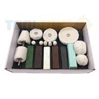 18pc Polishing Buffing Kit Aluminium, Steel, Brass, Plastic