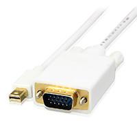 1.8M Mini DP (Mini Displayport)Male to VGA Male Cable