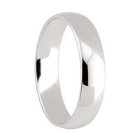 18ct white gold 5mm classic court wedding ring
