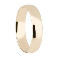 18ct gold 5mm classic court wedding ring