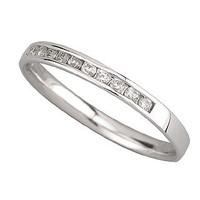 18ct white gold 0.15 carat diamond ring