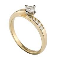 18ct gold 0.33 carat diamond ring