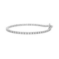 18ct white gold 3.00 carat diamond tennis bracelet