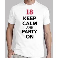 18th birthday keep calm and party on