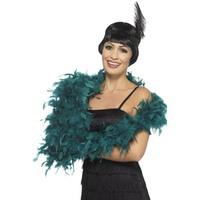 180cm Teal Feather Boa