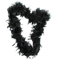 180cm Black Feather Boa