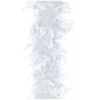 180cm White Ladies Feather Boa