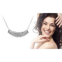 18 Karat White Gold Plated Necklace