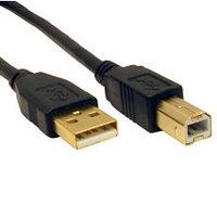 1.8m USB Extension A Male A Female Gold