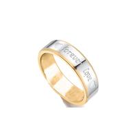18K White Gold Plated Forever Love Ring
