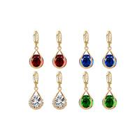 18k gold plated margot swarovski elements earrings 4 colours