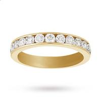 18 Carat Yellow Gold 1.00 Carat Eternity Ring