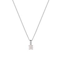 18ct White Gold 0.50ct Brilliant Cut Pendant