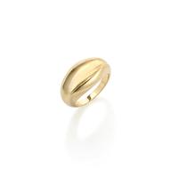 18ct Yellow Gold Bombe Ring - Ring Size M