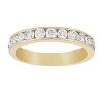 18 Carat Yellow Gold 1.00 Carat Diamond Celebration Ring