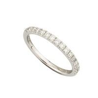 18ct white gold 0.32 carat diamond eternity ring