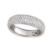 18ct white gold 0.82 carat diamond ring