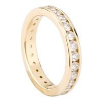 18ct gold 1.50 carat diamond full eternity ring