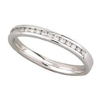 18ct white gold 0.25 carat diamond ring