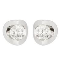 18ct white gold 0.40 carat diamond earrings