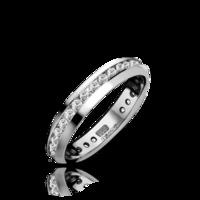18ct White Gold 0.46ct Diamond Channel Set Eternity Ring