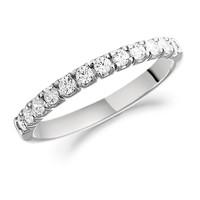 18ct White Gold Brilliant Cut Diamond Half Eternity Ring