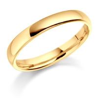 18ct Yellow Gold 2mm Medium Court Wedding Ring