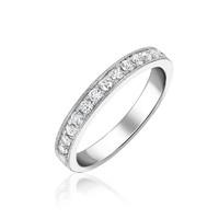 18ct White Gold 0.30ct Diamond Half Eternity Ring