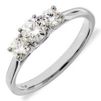 1888 collection platinum round 3 stone certificated diamond ring r3 14 ...