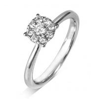 18ct white gold diamond cluster ring ir150 013ct