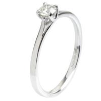 18ct White Gold 4 Claw Solitaire Diamond Ring RI-145(0.25ct PLUS)-E/SI3/0.30ct