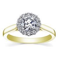 18ct gold round diamond cluster ring 3741yw80 18