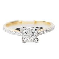 18ct Quad-Set Diamond Ring 0601 4911 K